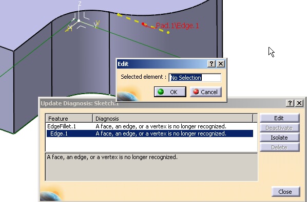 nos muestra en amarillo donde estaba