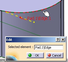 sustituimos la arista amarilla