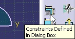 icono Coinstraints defined in dialog box