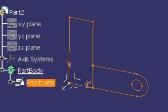 vista copiada en un sketch