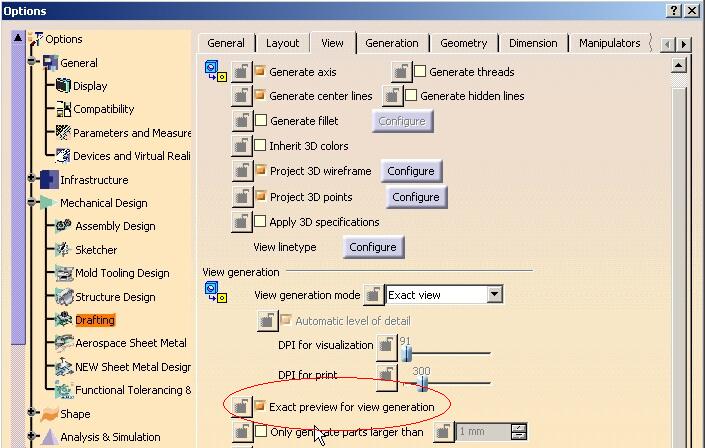 Imagen: opciones de dibujo