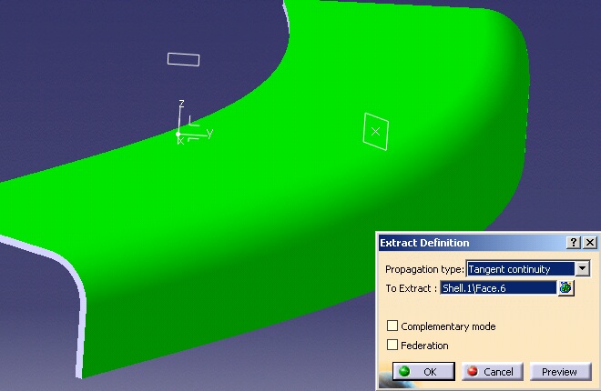 extraccion de una superficie