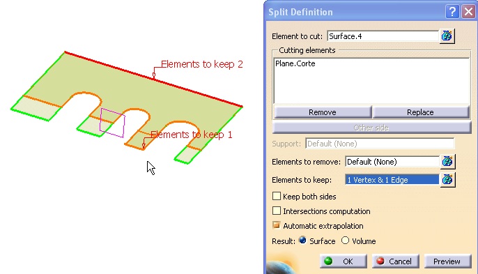 1 elemento a mantener