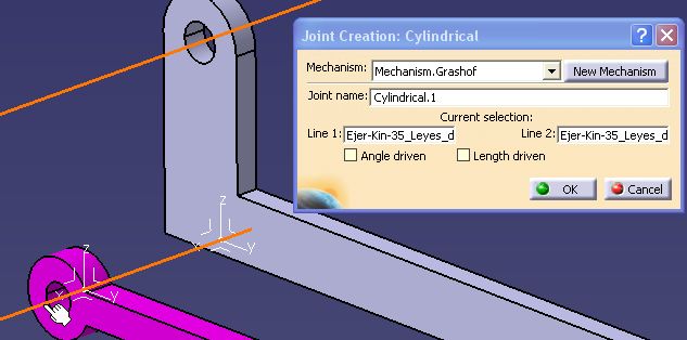 sele. del segundo eje