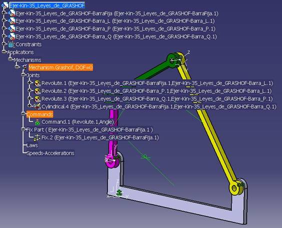 3 revolute + cylindrical