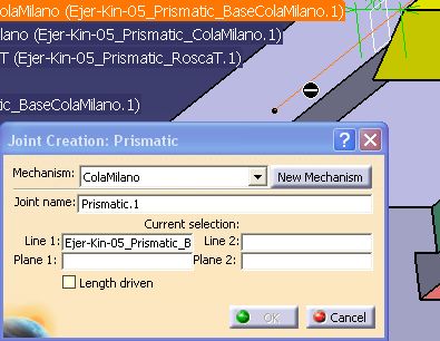linea central de la ranura